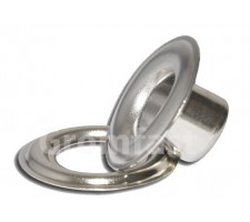 SPGW #0 (3/16")5,5mm Self-Piercing Grommets & Washers Made Of High Quality Brass (500 Sets) Color Nickel